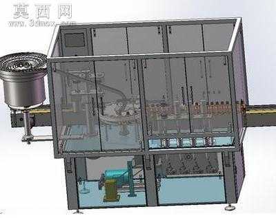 自动灌装旋盖一体机 3D模型