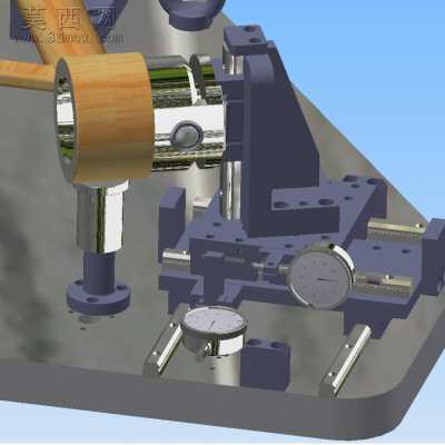 东风天龙车推力杆焊合综合检具 3D模型