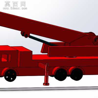 汽车起重机 3D模型