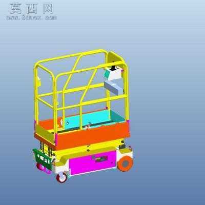 自行式升降机升降平台电路图+3D模型+工程图 3D模型