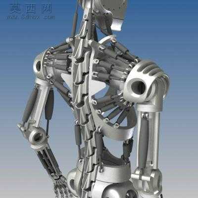 inventor参数化仿人机器人 3D模型