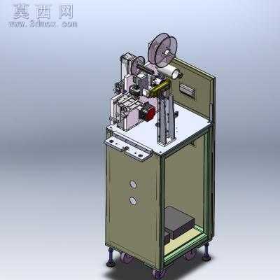 全自动直线循环生产线(贴标组装测试) 3D模型