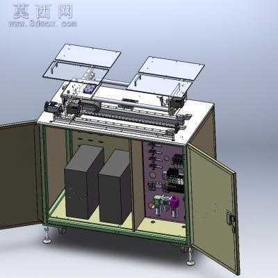 全自动直线循环生产线(贴标组装测试) 3D模型
