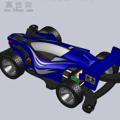 四驱车 3D模型