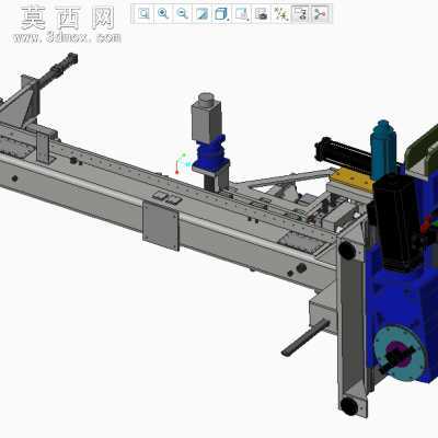 非标自动化数控折弯机 3D模型