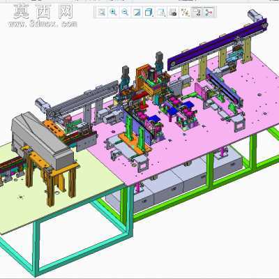 半自动沾锡焊接机 3D模型