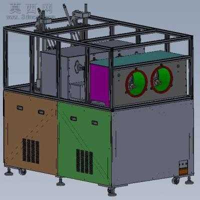 自动绕线机整套模型、含参数 3D模型
