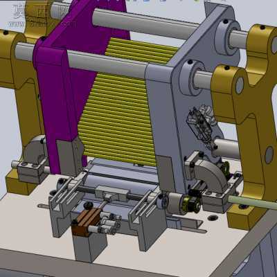 轴零件长度测量机 3D模型