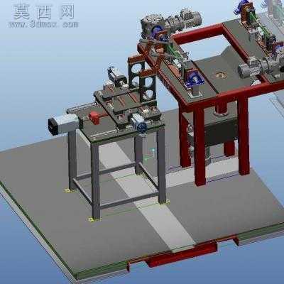焊接管架焊接机 3D模型