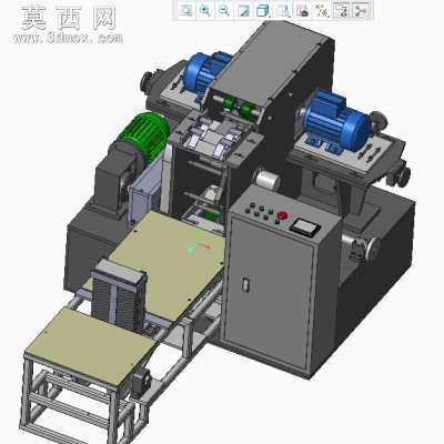 木材切割机 3D模型
