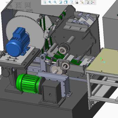 木材切割机 3D模型