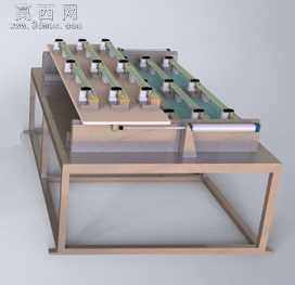 抽屉式工作站 3D模型