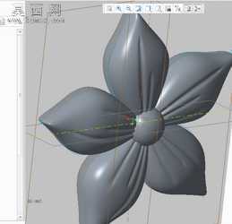 creo3.0小花 3D模型