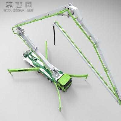 水泥浇灌车、混凝土泵车 3D模型