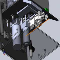 手机电源壳切割检测机 3D模型