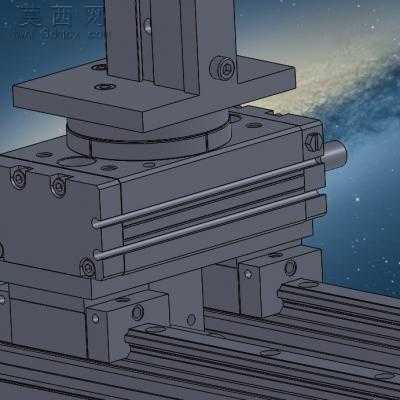 移动夹具体 3D模型