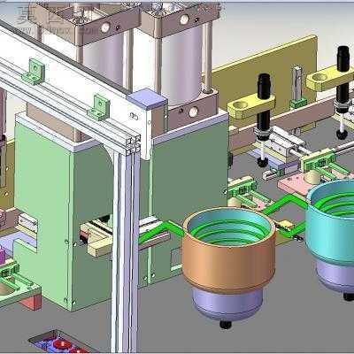 马达转子组装啤压设备 3D模型