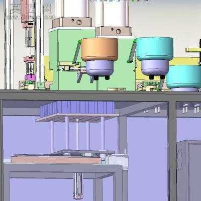 马达转子组装啤压设备 3D模型