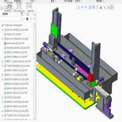 SMD叠料机、自动管装叠料分料机构 3D模型