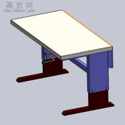 升降式工作台 3D模型