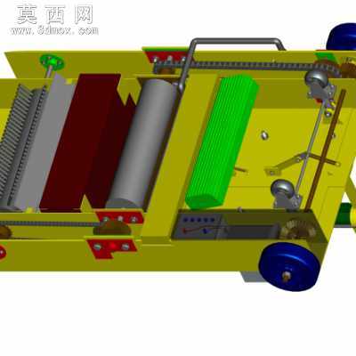 多功能清洁滑板车 3D模型