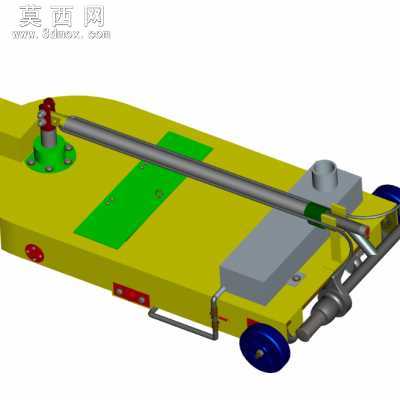 多功能清洁滑板车 3D模型