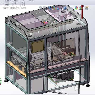 PSW改装LED自动视觉检测设备 3D模型