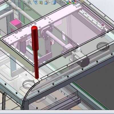 PSW改装LED自动视觉检测设备 3D模型