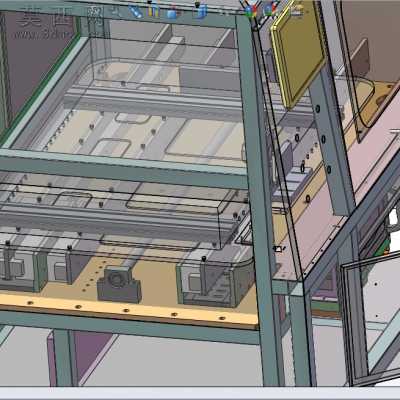 PSW改装LED自动视觉检测设备 3D模型