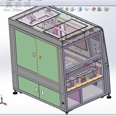 PSW改装LED自动视觉检测设备 3D模型