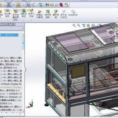 PSW改装LED自动视觉检测设备 3D模型