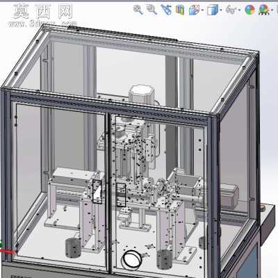 �Զ�������ת��ȥë���豸(BOM�嵥+������ͼ) 3Dģ��