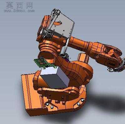 180Kg六轴机械手 3D模型