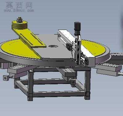 内支撑旋风车床 3D模型