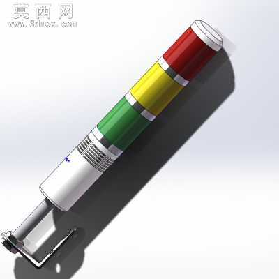 设备用三色信号灯 3D模型