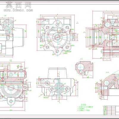 乘用车助力转向泵 3D模型