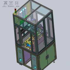 在线产品自动组装外观检测设备 3D模型