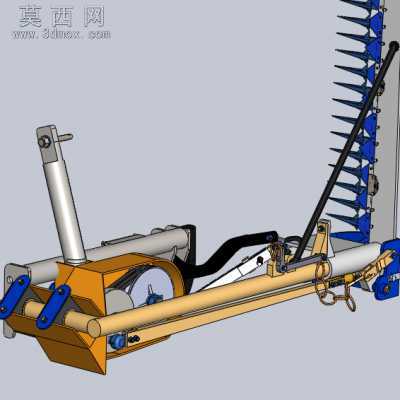 除草机灌木修剪机 3D模型