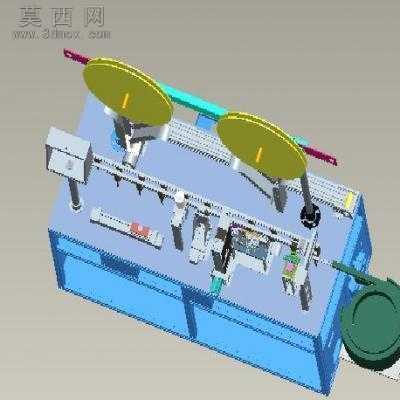 插pin裁切机、非标自动化插件机 3D模型