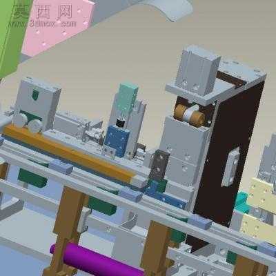 插pin裁切机、非标自动化插件机 3D模型