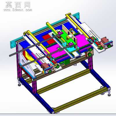 结构复杂的多轴传动 3D模型