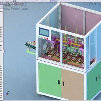 电机转子抛光机美的微型马达转子抛光设备 3D模型