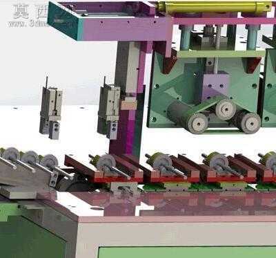 电机转子抛光机美的微型马达转子抛光设备 3D模型