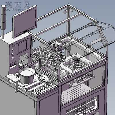 成熟的全自动LED分光机 3D模型