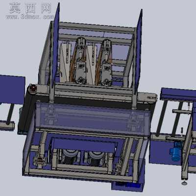 非标自动化钣金打磨机、钣金研磨机 3D模型