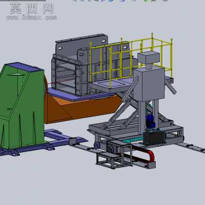 大型焊接变位机、焊接辅机 3D模型