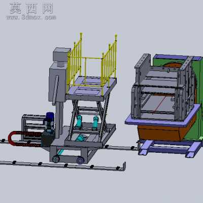 大型焊接变位机、焊接辅机 3D模型