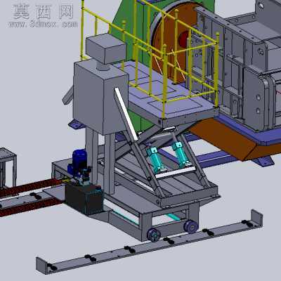 大型焊接变位机、焊接辅机 3D模型