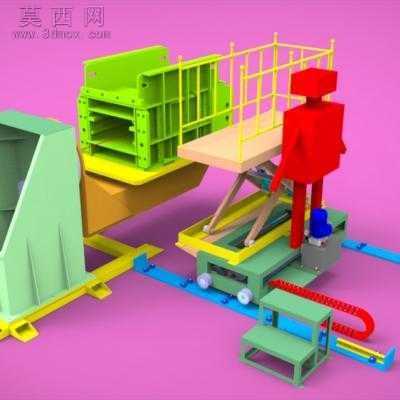 大型焊接变位机、焊接辅机 3D模型