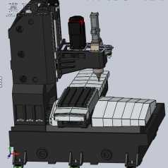 BT40垂直轴铣床、立式铣床 3D模型